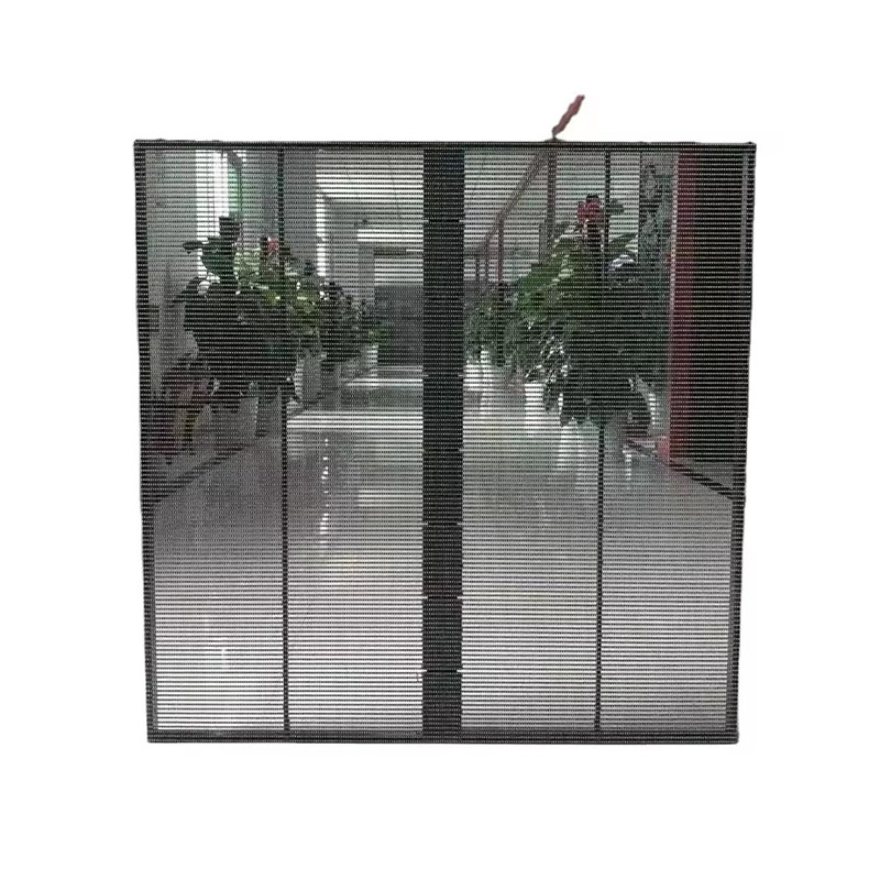 outdoor P5.2-10.4 transparent screen high brightness transparent glass window LED screen